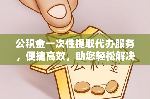 湖口公积金一次性提取代办服务，便捷高效，助您轻松解决资金难题