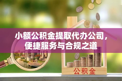 湖口小额公积金提取代办公司，便捷服务与合规之道