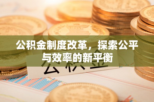 湖口公积金制度改革，探索公平与效率的新平衡
