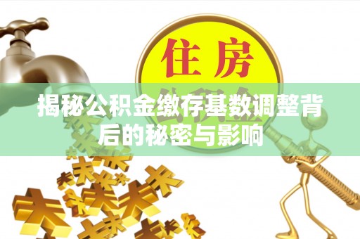 湖口揭秘公积金缴存基数调整背后的秘密与影响