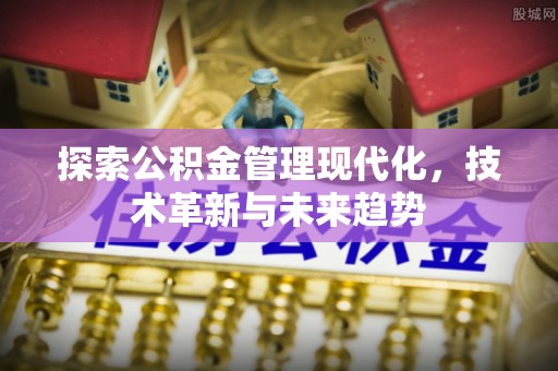 湖口探索公积金管理现代化，技术革新与未来趋势