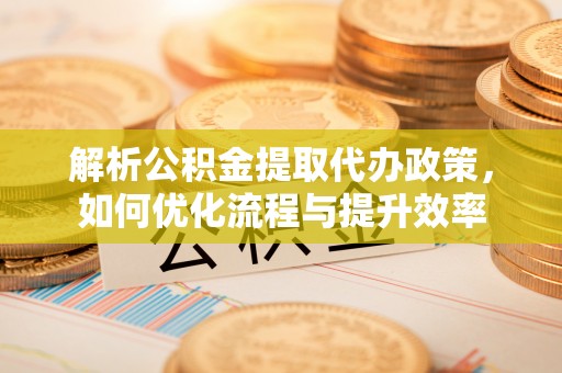 湖口解析公积金提取代办政策，如何优化流程与提升效率