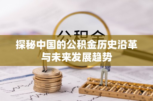 湖口探秘中国的公积金历史沿革与未来发展趋势