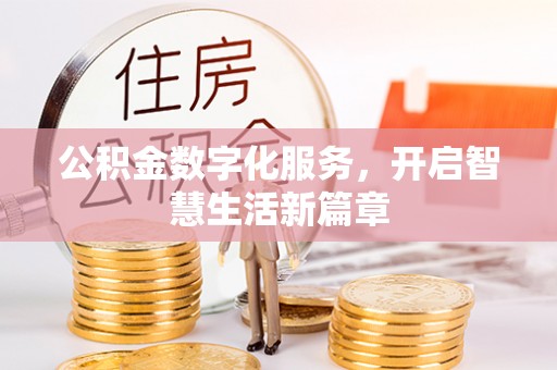 湖口公积金数字化服务，开启智慧生活新篇章