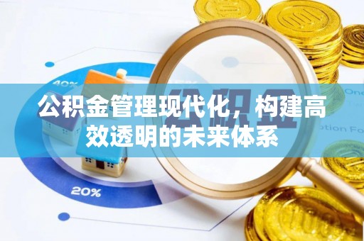 湖口公积金管理现代化，构建高效透明的未来体系