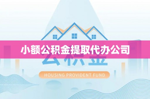 湖口小额公积金提取代办公司
