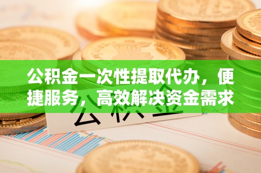湖口公积金一次性提取代办，便捷服务，高效解决资金需求