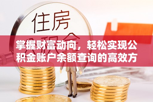 湖口掌握财富动向，轻松实现公积金账户余额查询的高效方式