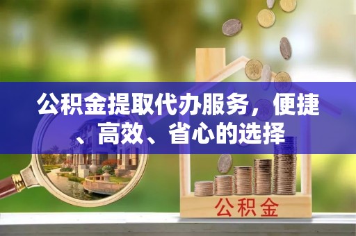湖口公积金提取代办服务，便捷、高效、省心的选择