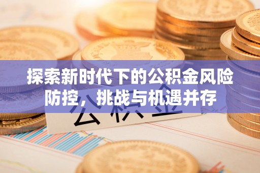 湖口探索新时代下的公积金风险防控，挑战与机遇并存