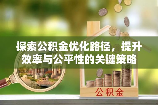 湖口探索公积金优化路径，提升效率与公平性的关键策略