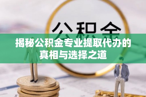 湖口揭秘公积金专业提取代办的真相与选择之道