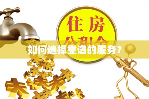 湖口如何选择靠谱的服务？