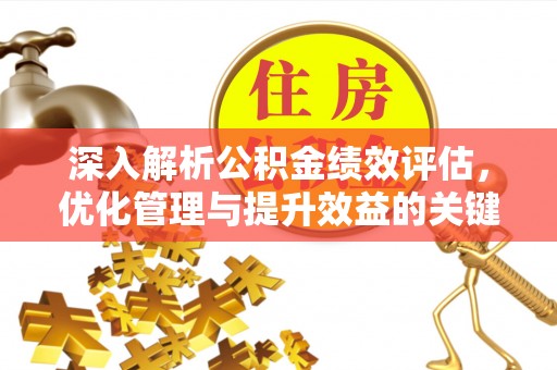 湖口深入解析公积金绩效评估，优化管理与提升效益的关键路径