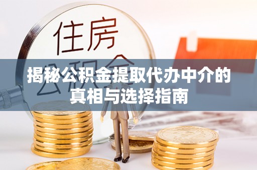 湖口揭秘公积金提取代办中介的真相与选择指南