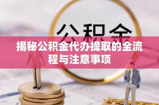 湖口揭秘公积金代办提取的全流程与注意事项