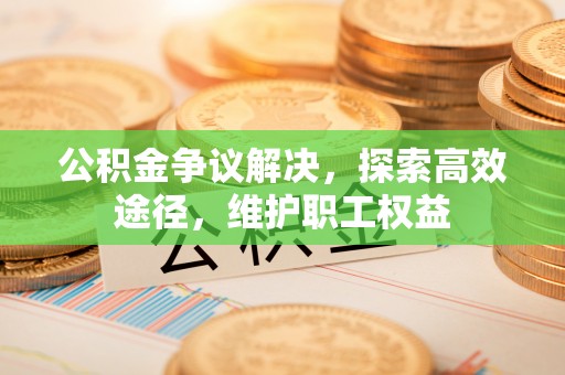 湖口公积金争议解决，探索高效途径，维护职工权益