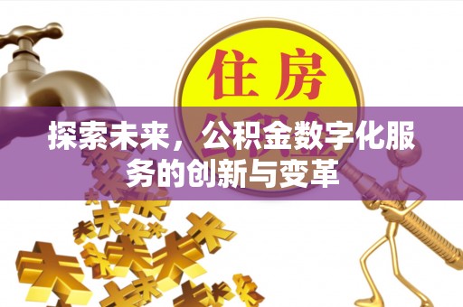 湖口探索未来，公积金数字化服务的创新与变革