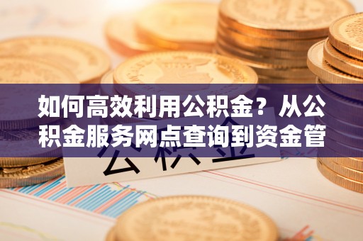 湖口如何高效利用公积金？从公积金服务网点查询到资金管理全攻略