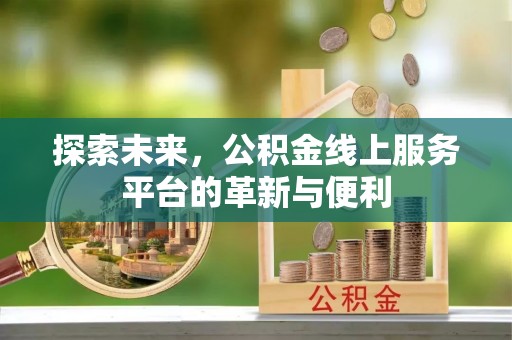 湖口探索未来，公积金线上服务平台的革新与便利