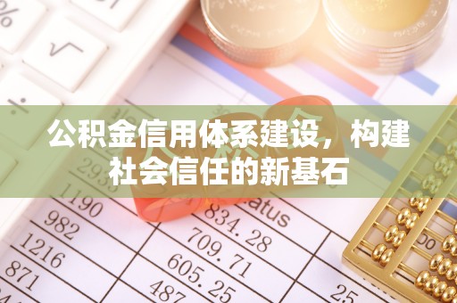 湖口公积金信用体系建设，构建社会信任的新基石