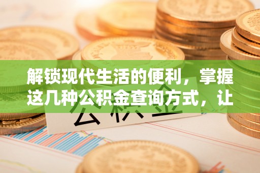 湖口解锁现代生活的便利，掌握这几种公积金查询方式，让理财更轻松