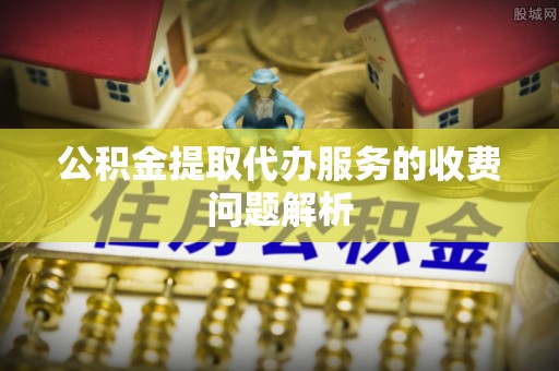 湖口公积金提取代办服务的收费问题解析