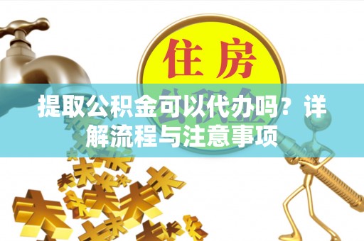 湖口提取公积金可以代办吗？详解流程与注意事项